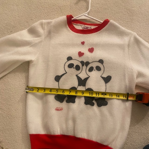 Vintage 80s panda Sweatshirt XS/S - Picture 6 of 8
